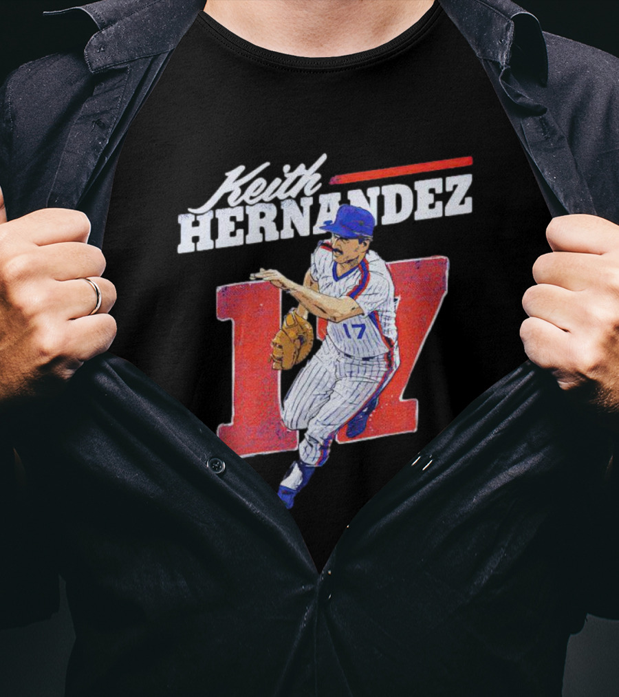 Keith Hernandez 17 New York Mets Baseball Legend T-Shirt