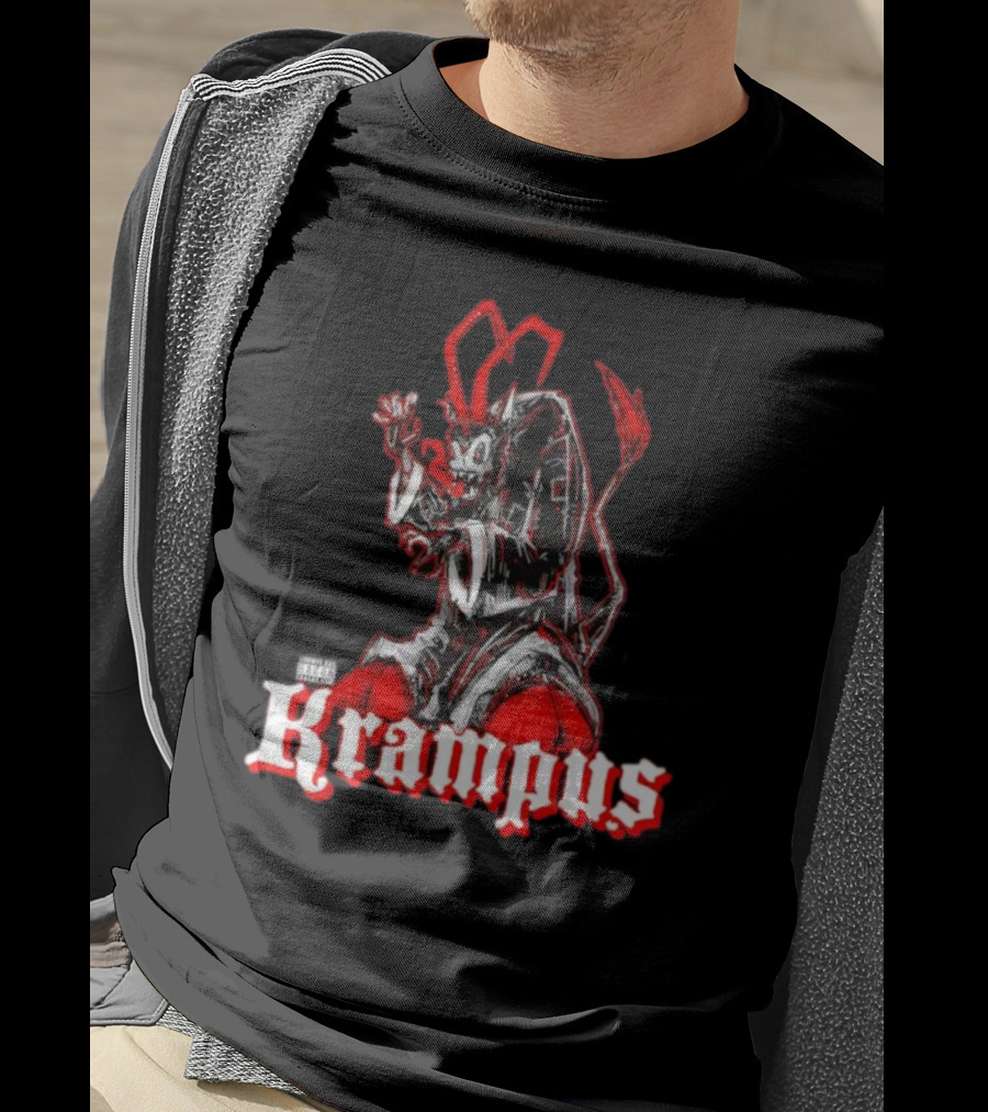 Krampus IV Explicit Content Warning Parental Advisory T-Shirt