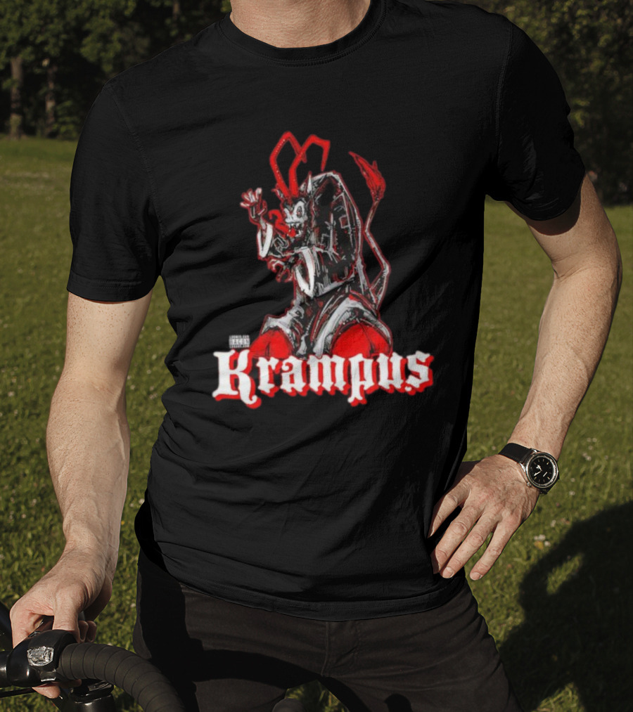 Krampus IV Explicit Content Warning Parental Advisory T-Shirt