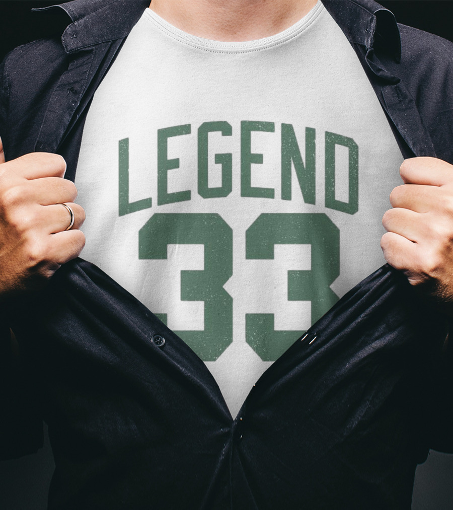Legend 33 Larry Bird Boston Celtics T-Shirt
