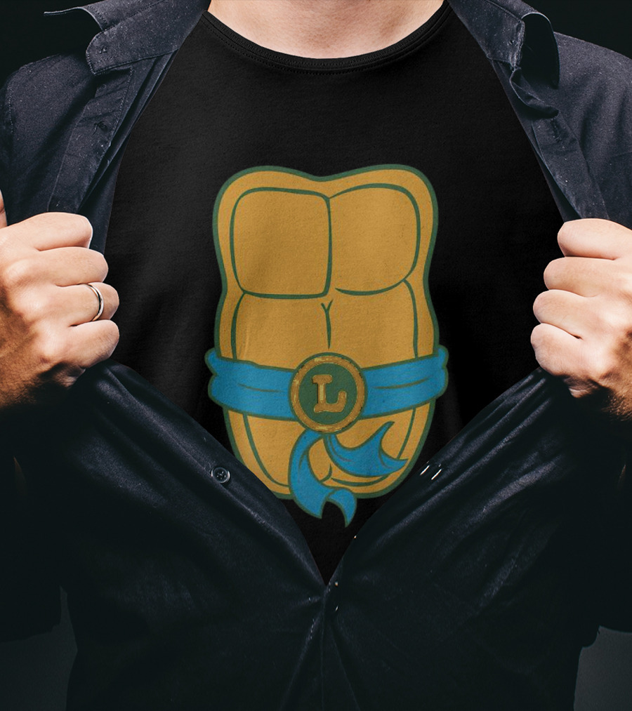 Leonardo Belt Turtle Shell Abs T-Shirt