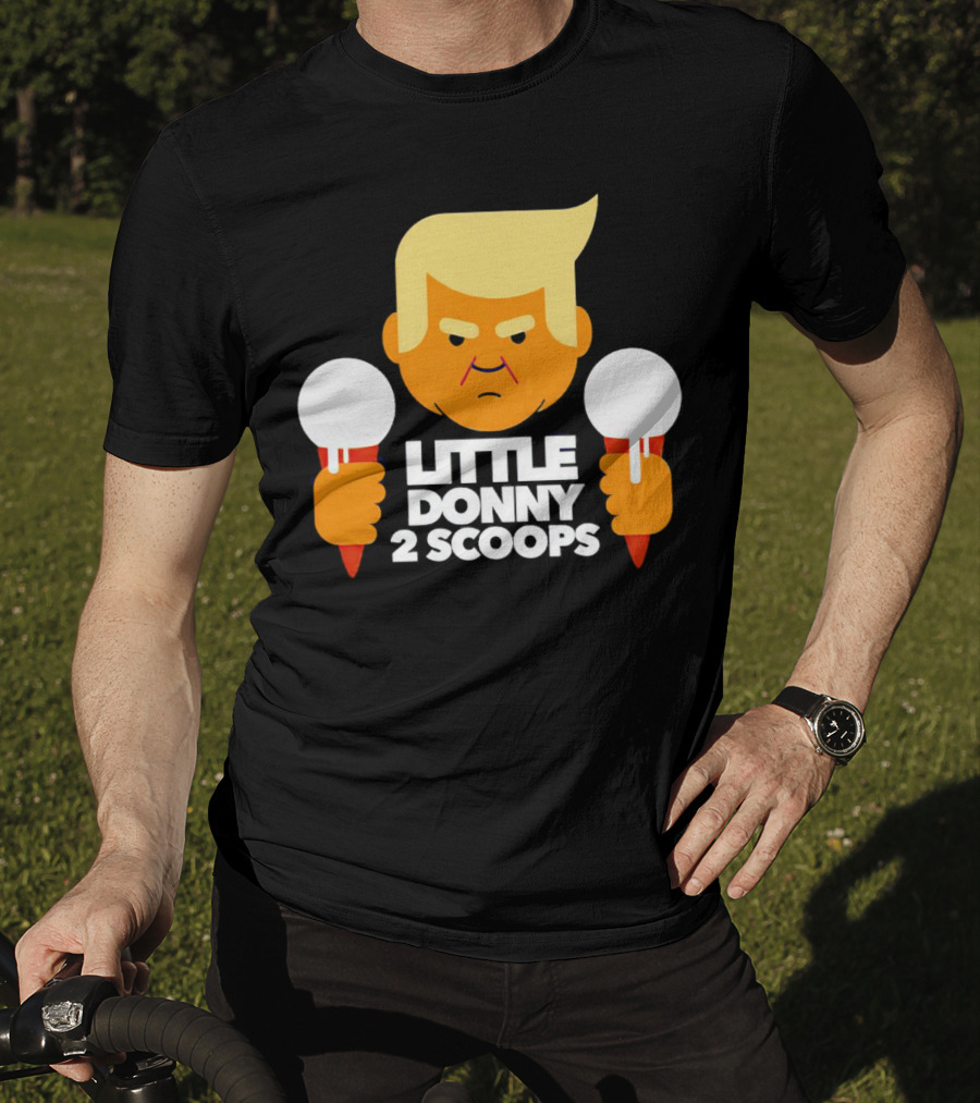 Little Donny 2 Scoops Ice Cream Character T-Shirt