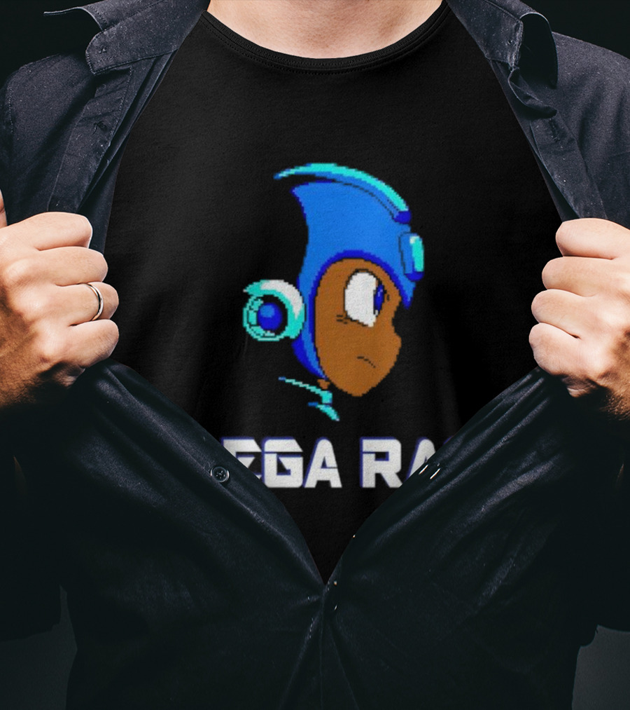 Mega Ran 8-bit EST. 2007 Retro Gaming Character T-Shirt