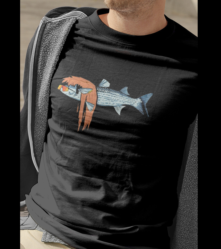 Mullet Fish Sunglasses T-Shirt