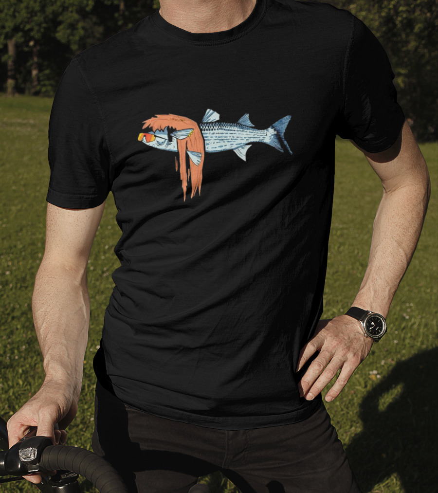 Mullet Fish Sunglasses T-Shirt