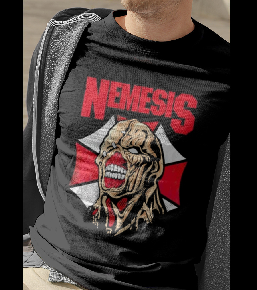 Nemesis Umbrella Biohazard Creature T-Shirt
