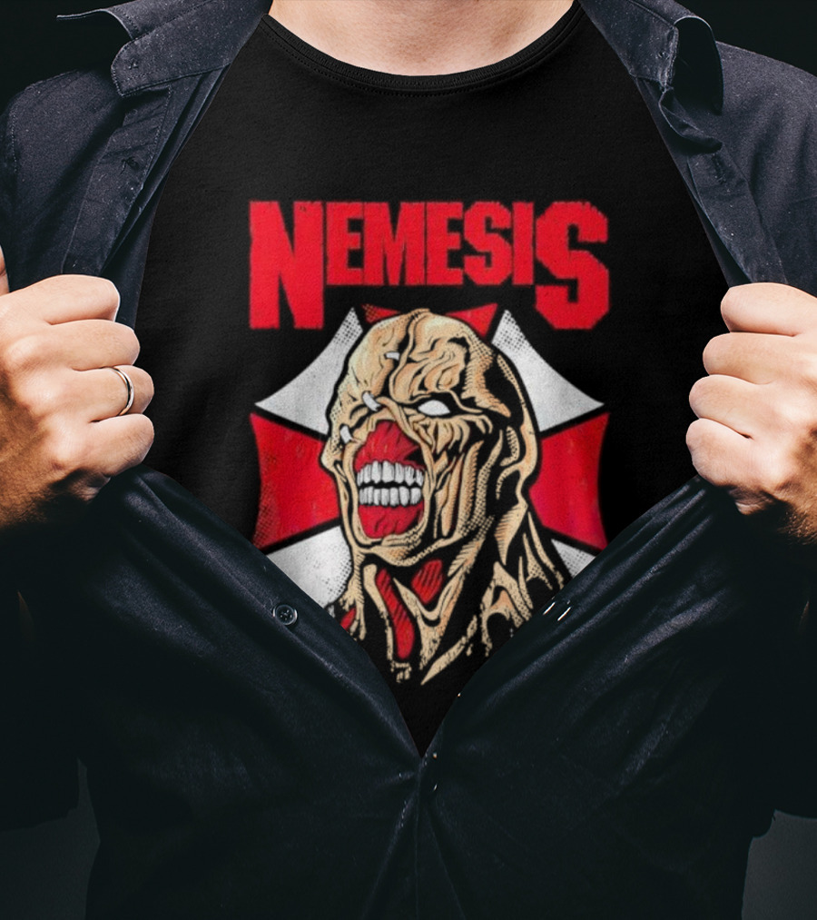 Nemesis Umbrella Biohazard Creature T-Shirt