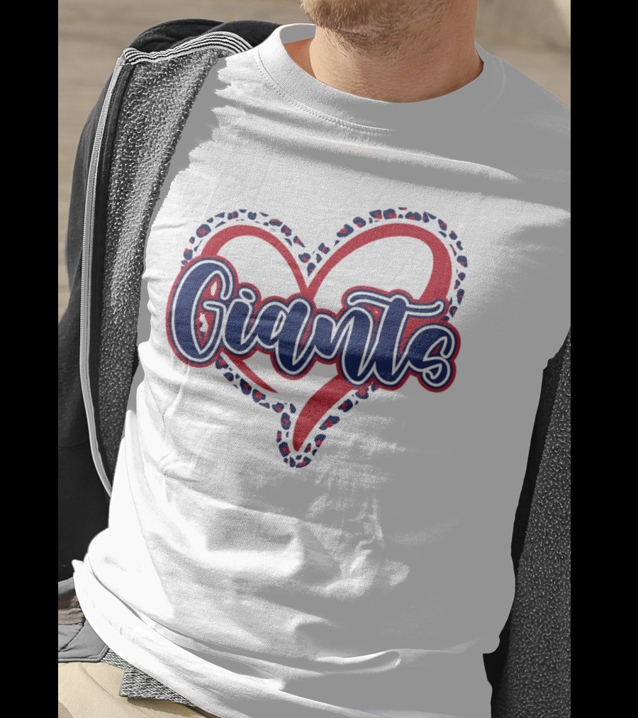 Giants Heart Leopard T-Shirt