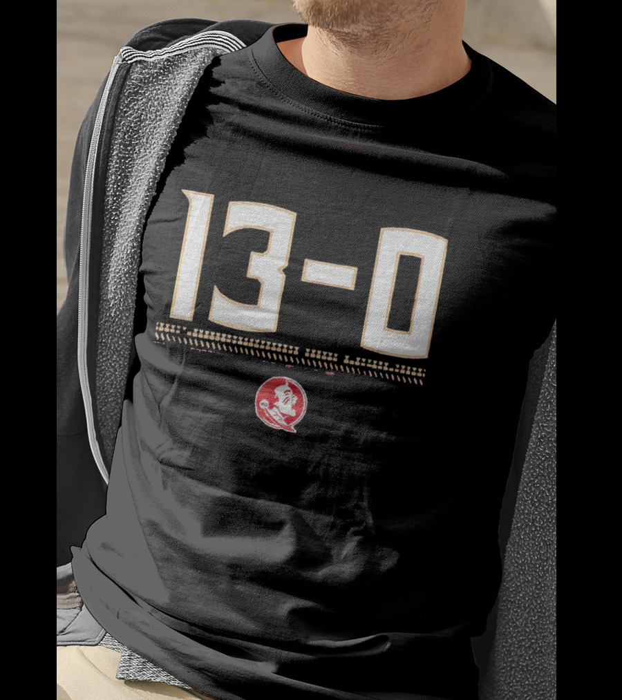 FSU 13-0 Seminoles Football Undefeated Season T-Shirt