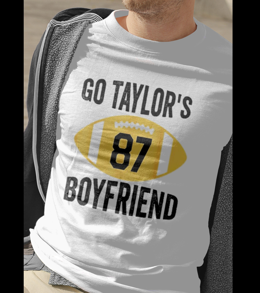 Go Taylor's Boyfriend 87 Football Game Day T-Shirt