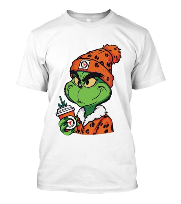 Grinch Boujee Texas Longhorns Cozy Coffee Lover T-Shirt