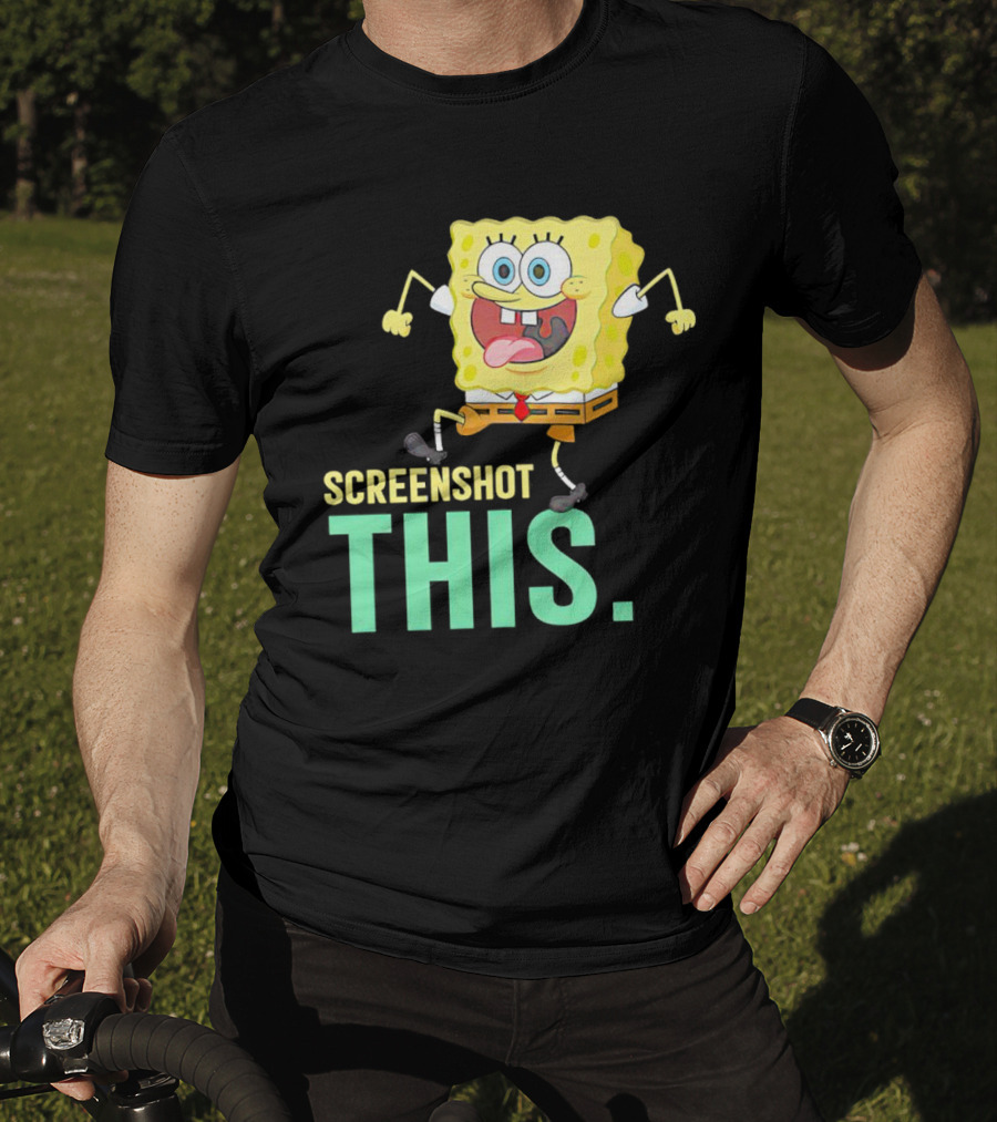 SpongeBob SquarePants Screenshot This Meme Joke T-Shirt