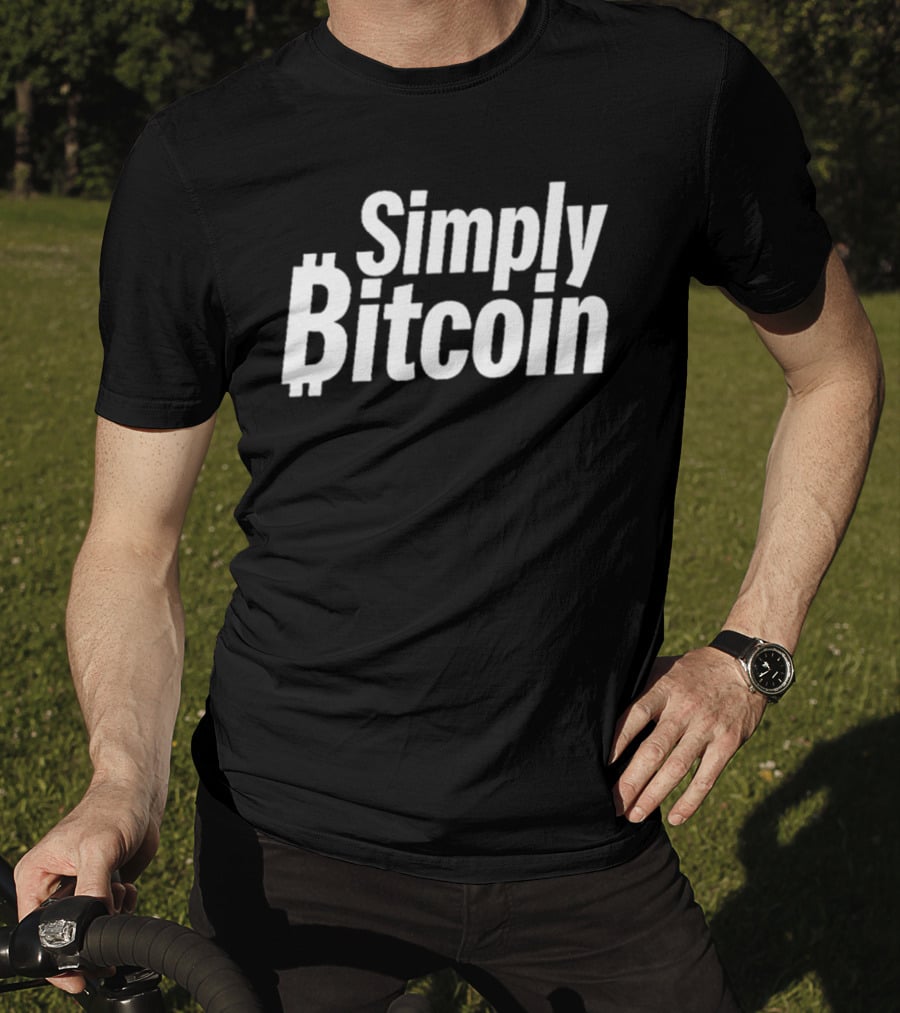 Simply Bitcoin Cryptocurrency T-Shirt