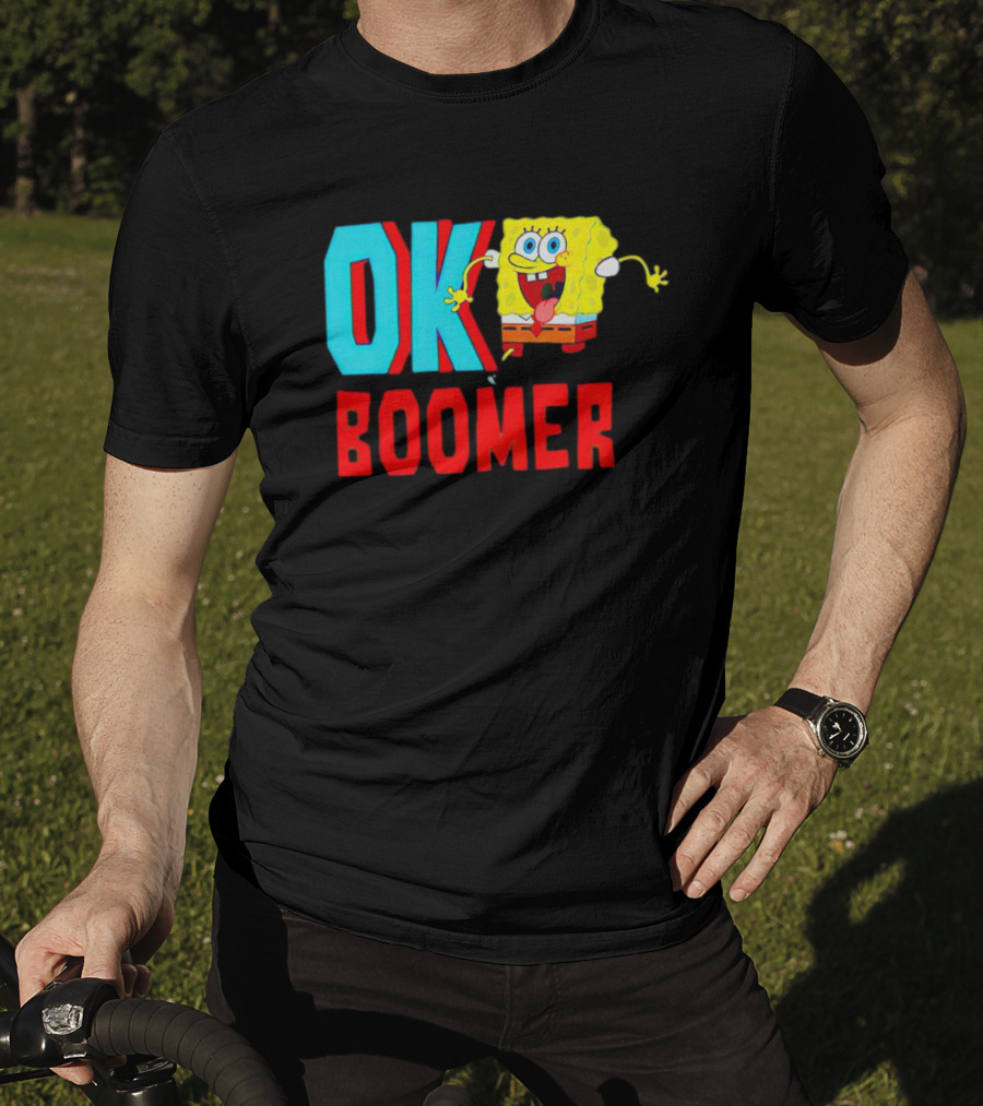 Spongebob Squarepants OK Boomer Meme Fun T-Shirt