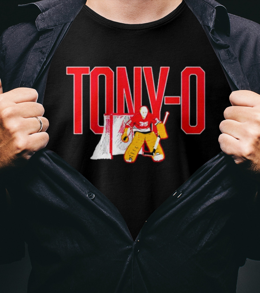 TONY-O 35 Hockey Goalie Net T-Shirt