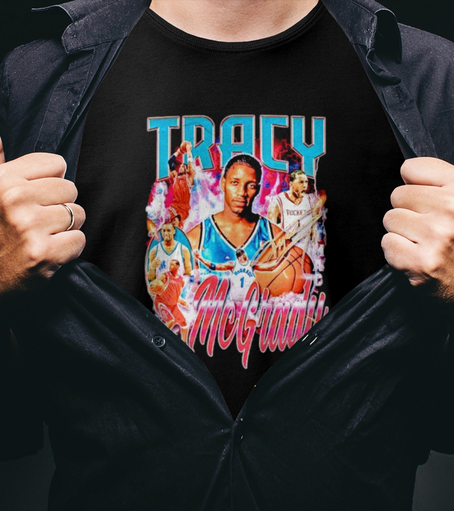 Tracy McGrady Basketball Rockets Legends TMAC T-Shirt