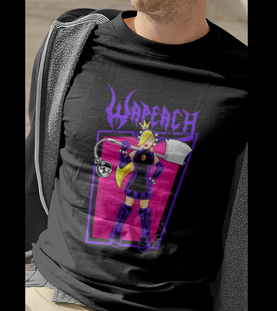 Wah Princess Wapeach Axe Mace Medieval Fantasy Warrior Princess T-Shirt