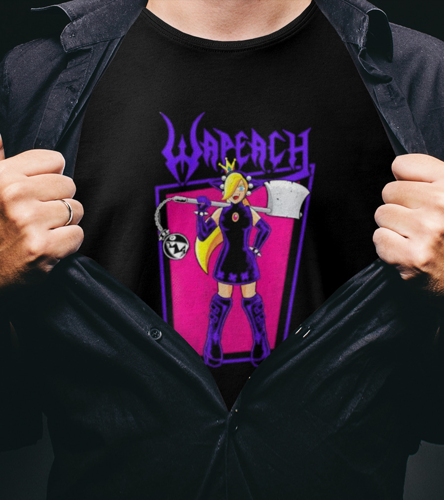 Wah Princess Wapeach Axe Mace Medieval Fantasy Warrior Princess T-Shirt