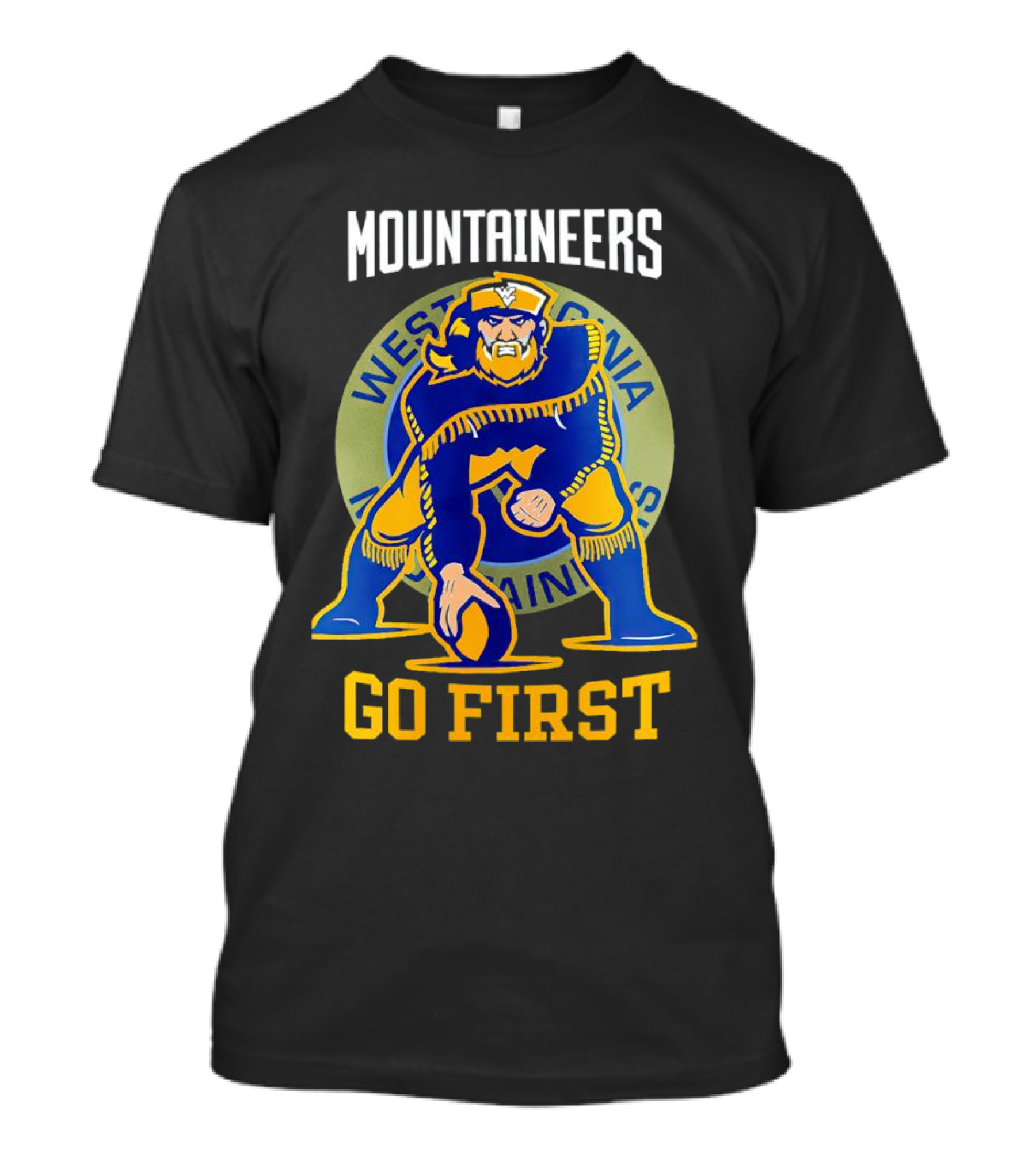 West Virginia Mountaineers Go First Football T-Shirt