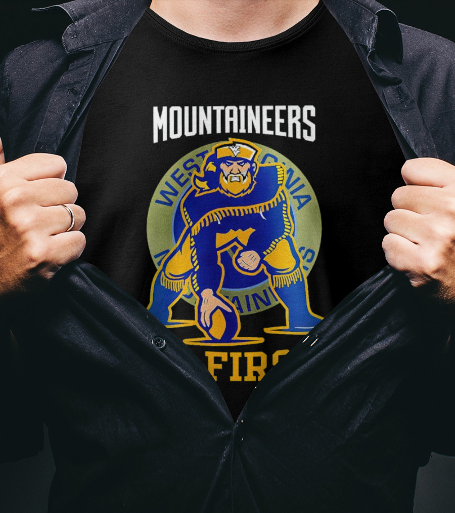 West Virginia Mountaineers Go First Football T-Shirt