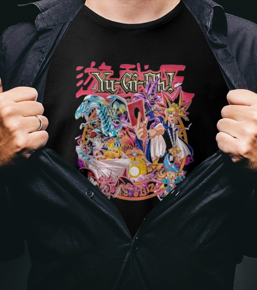YuGiOh Duel Monsters Yugi Kaiba Joey Blue Eyes Dark Magician Exodia T-Shirt