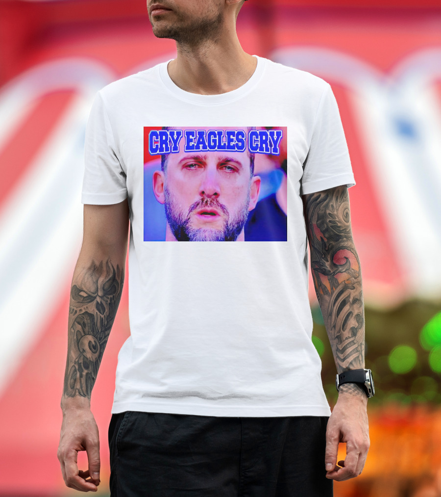 Cry Eagles Cry Nick Sirianni Ford Field Lions Clash T-Shirt