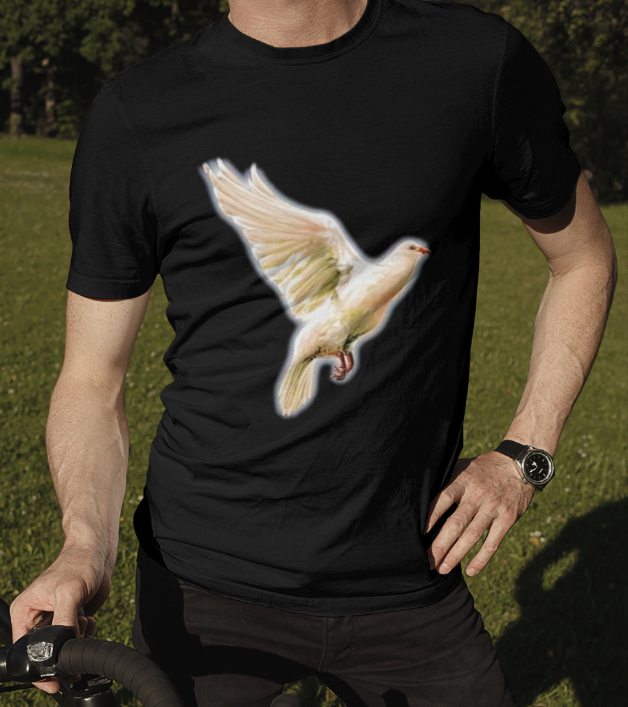 Psycho Peace Dream Dove In Flight T-Shirt