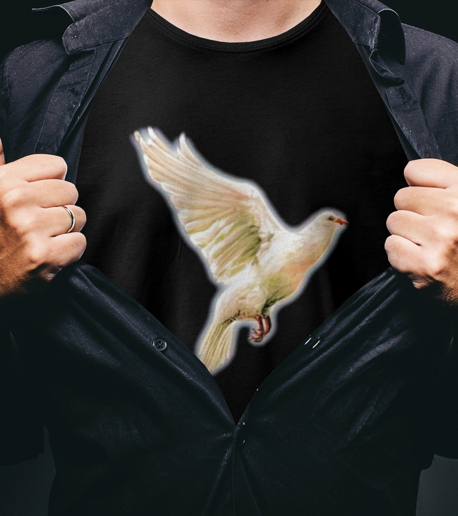 Psycho Peace Dream Dove In Flight T-Shirt