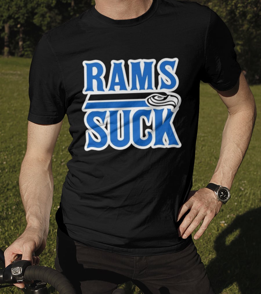Rams Suck Seattle Seahawks Rivalry Game Day Fan Spirit T-Shirt