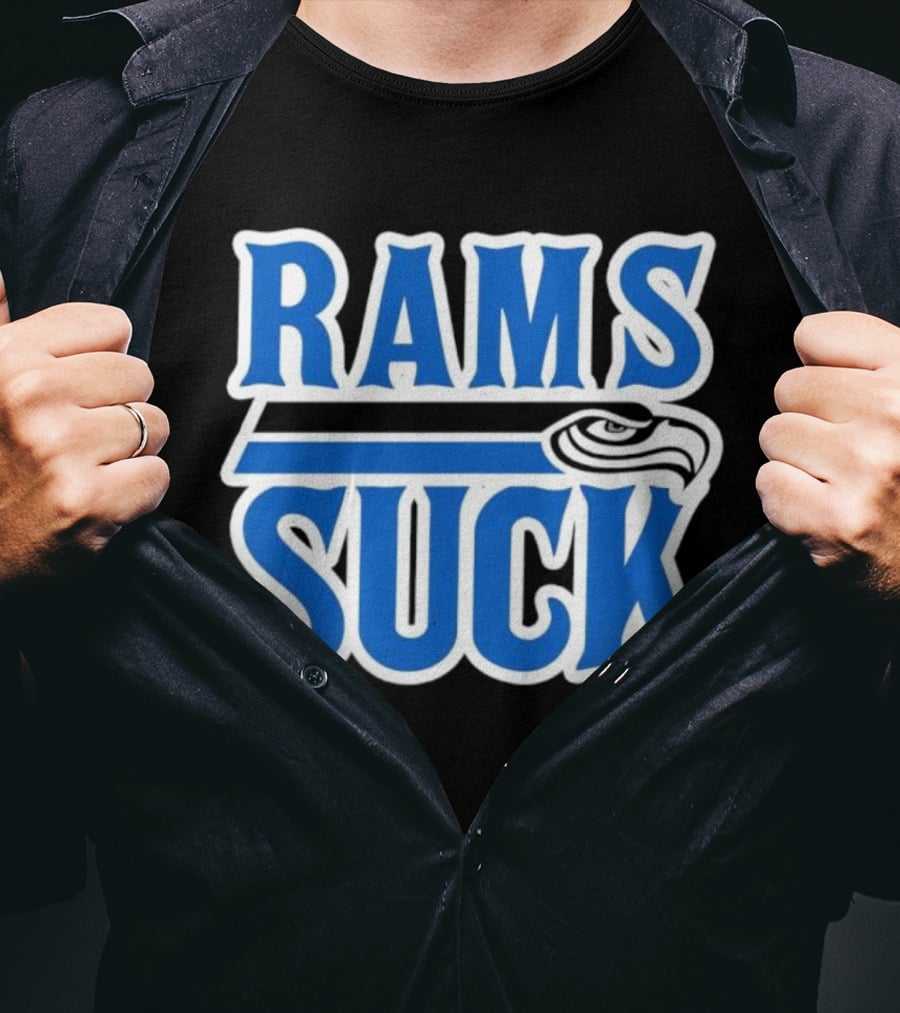 Rams Suck Seattle Seahawks Rivalry Game Day Fan Spirit T-Shirt