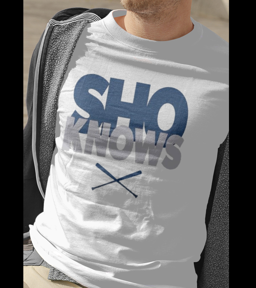 Shohei Ohtani Sho Knows LA Baseball T-Shirt