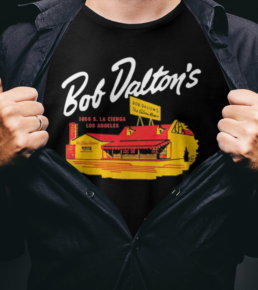 Bob Dalton’s 1056 S. La Cienega Los Angeles The Elbow Room Vintage Restaurant T-Shirt