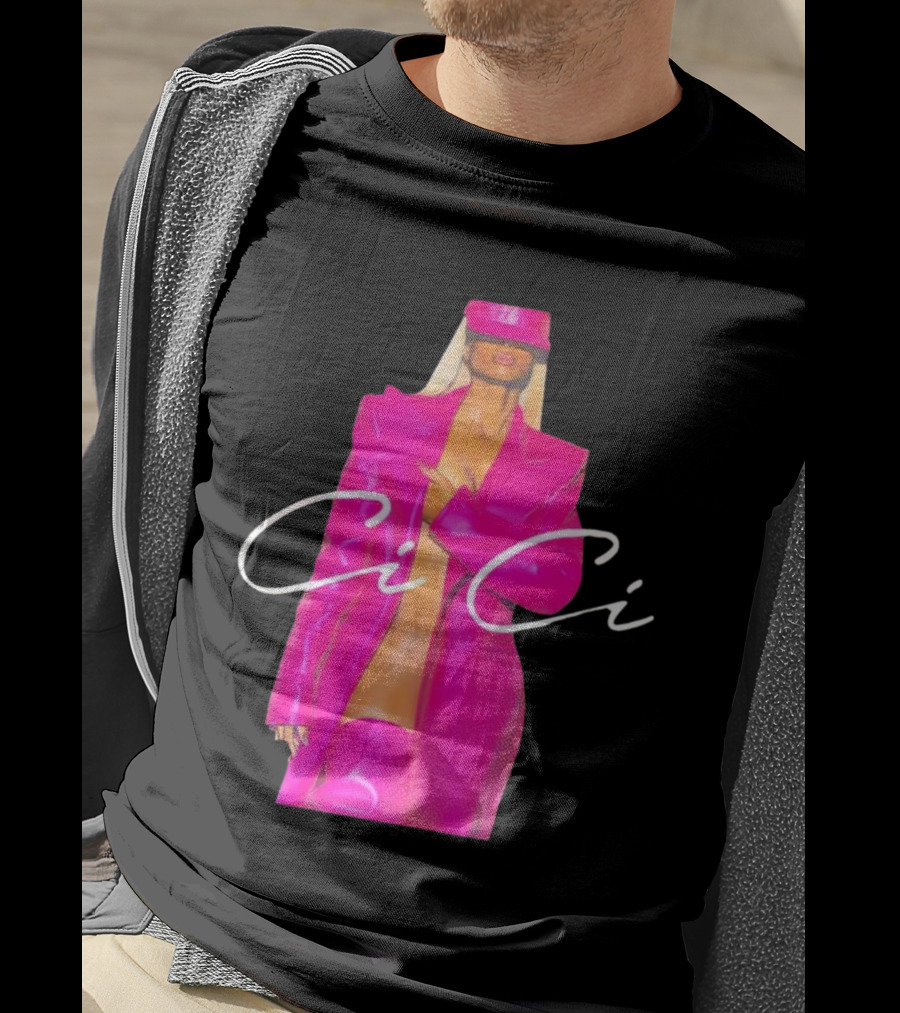 Ciara CiCi Bold Pink Fashion T-Shirt