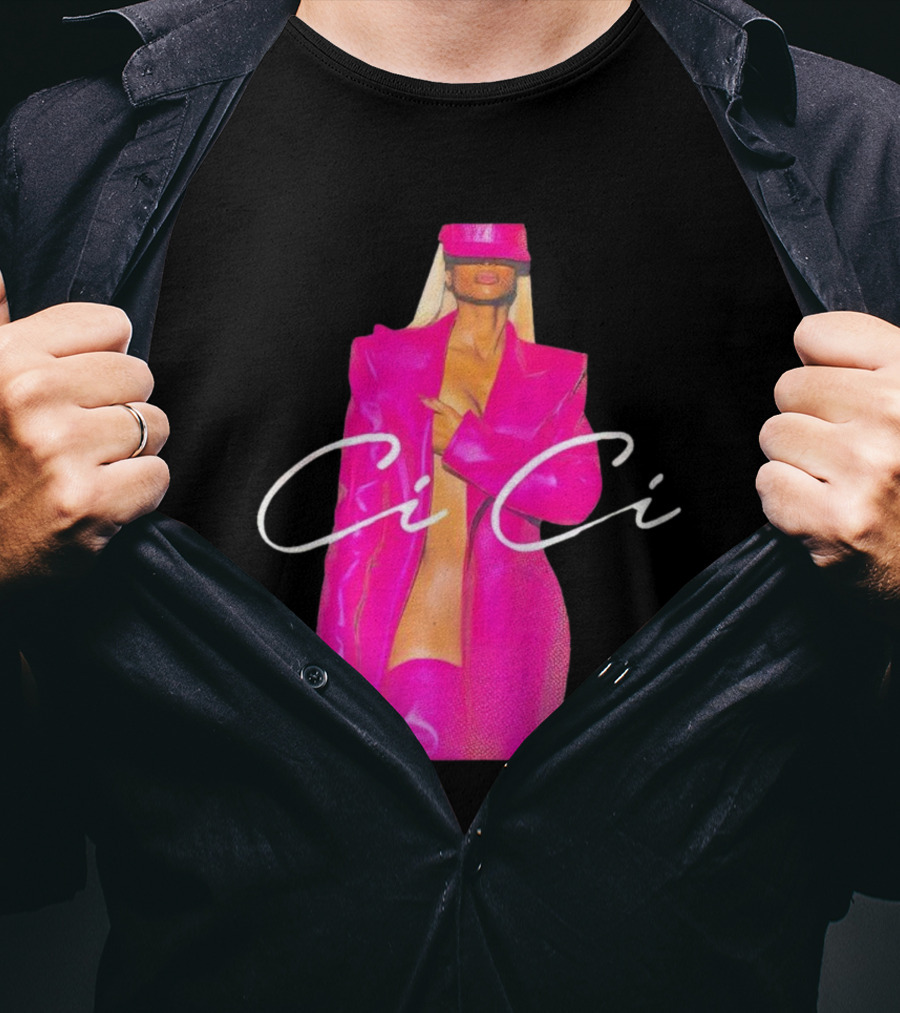 Ciara CiCi Bold Pink Fashion T-Shirt