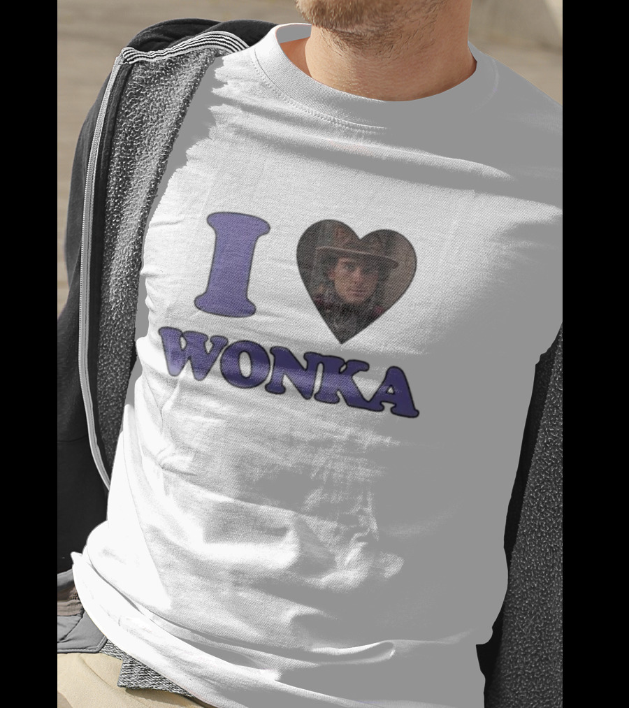 I Heart Wonka Movie Character T-Shirt