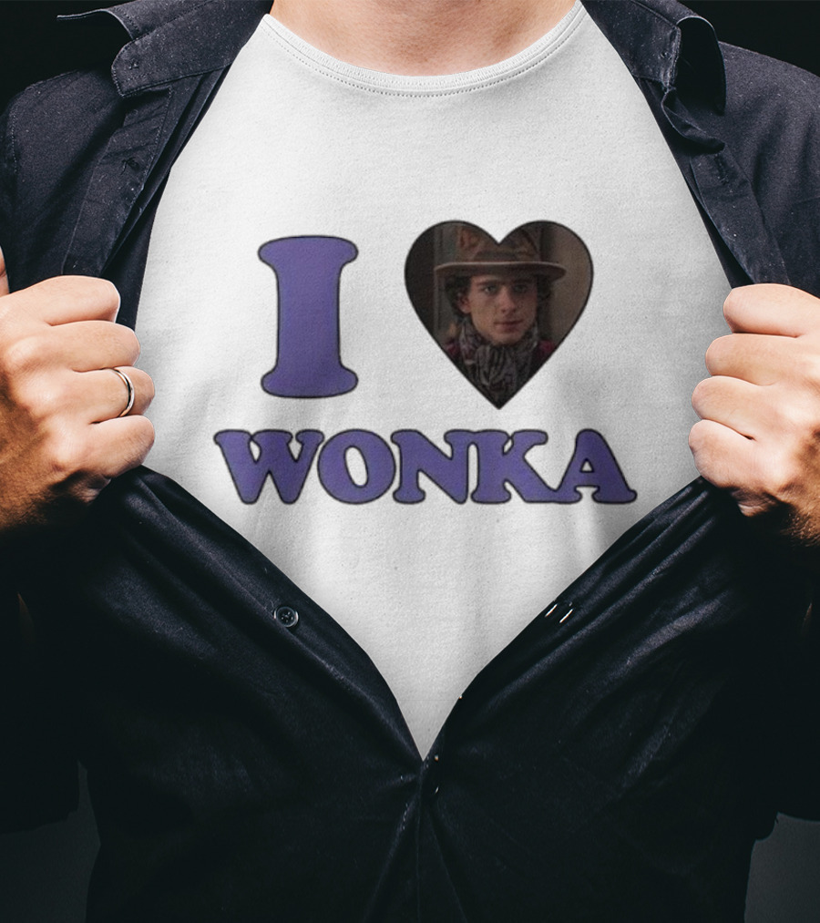 I Heart Wonka Movie Character T-Shirt