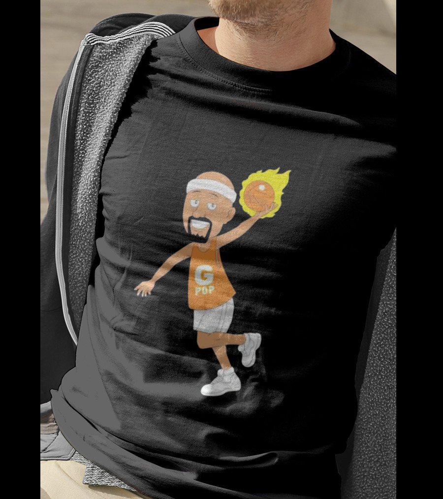 G Pop Flame Basketball T-Shirt