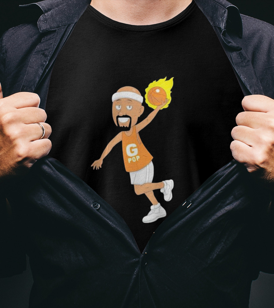 G Pop Flame Basketball T-Shirt
