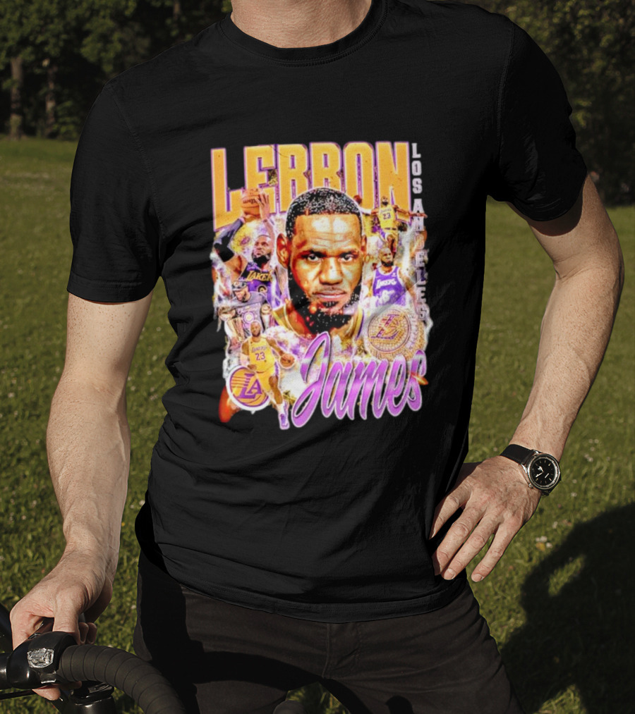 Lebron James Los Angeles Lakers 23 Iconic Basketball Legend T-Shirt