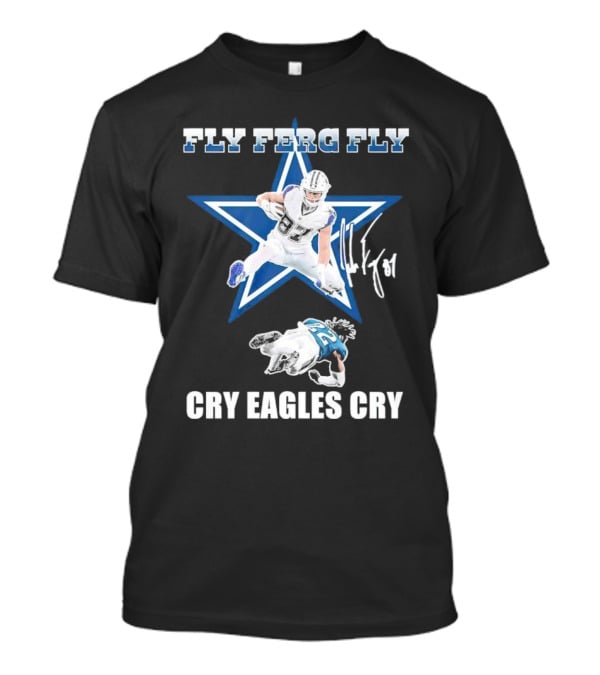 Fly Ferg Fly Cry Eagles Cry Star Player Football Rivalry T-Shirt
