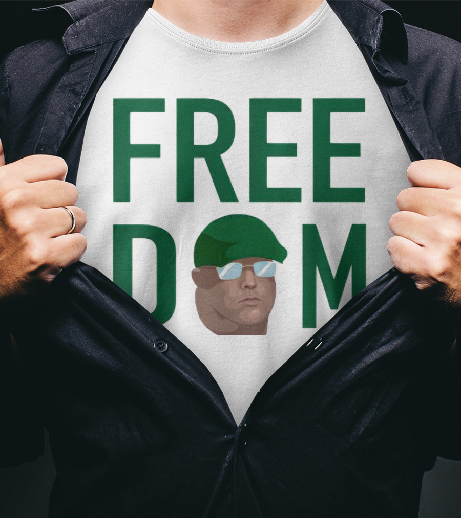 FREEDOM Kyle Pagan Green Hat Sunglasses T-Shirt