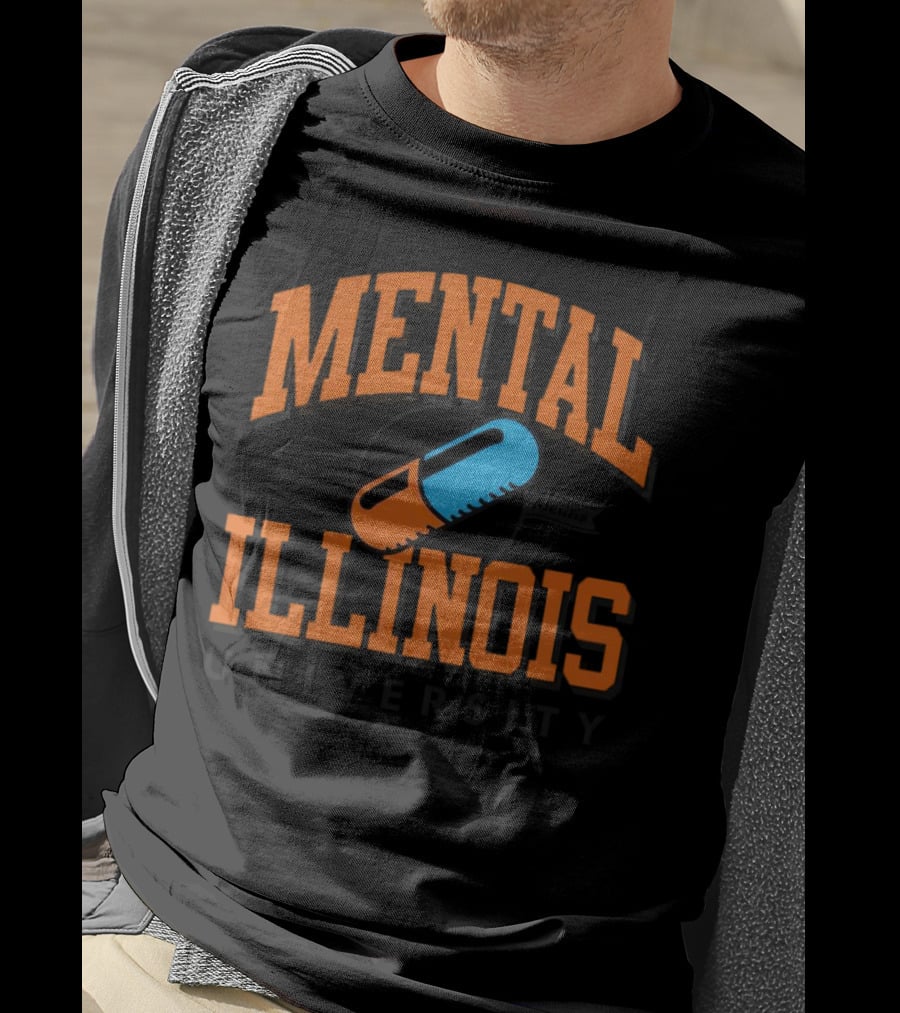 Mental Illinois University Capsule Emblem T-Shirt