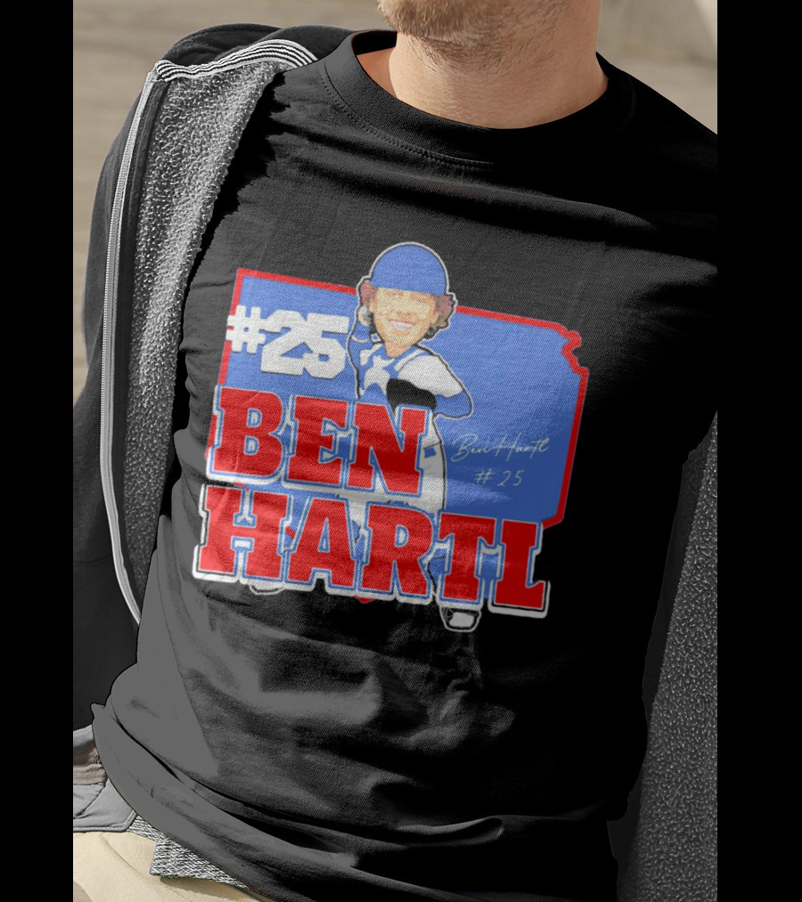 25 Ben Hartl Cartoon Signature T-Shirt