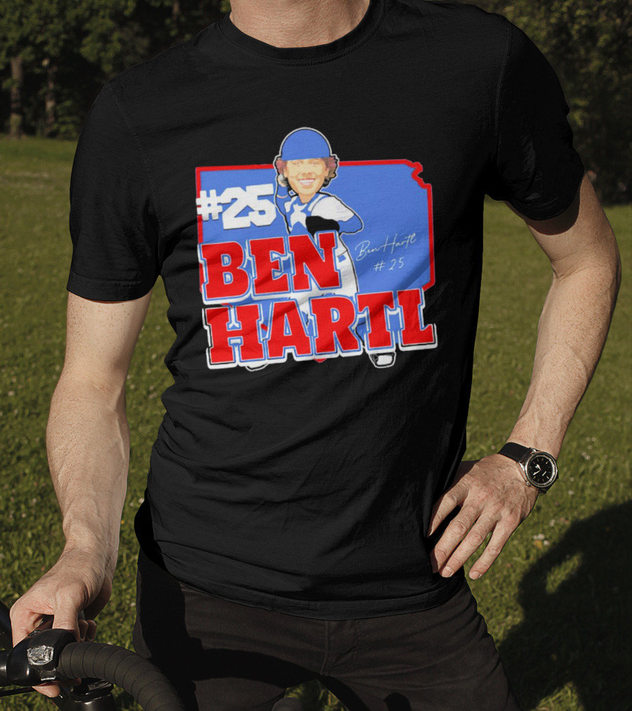 25 Ben Hartl Cartoon Signature T-Shirt