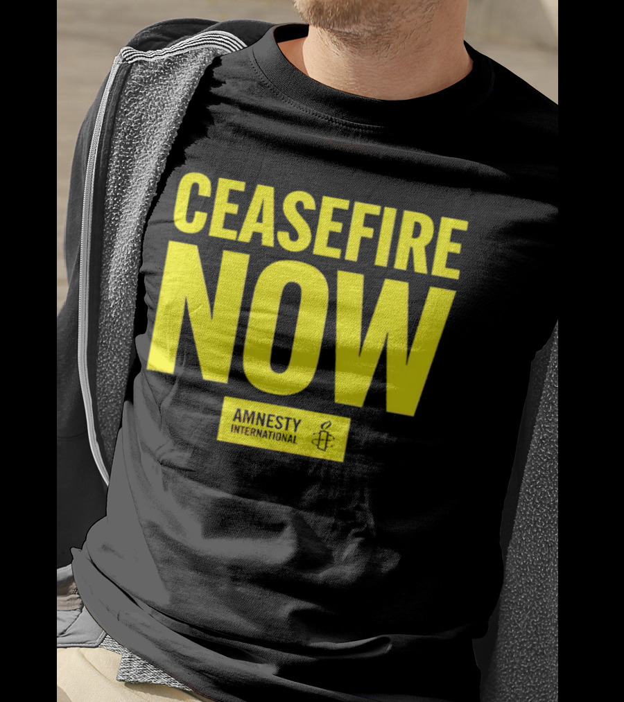 Ceasefire Now Amnesty International T-Shirt