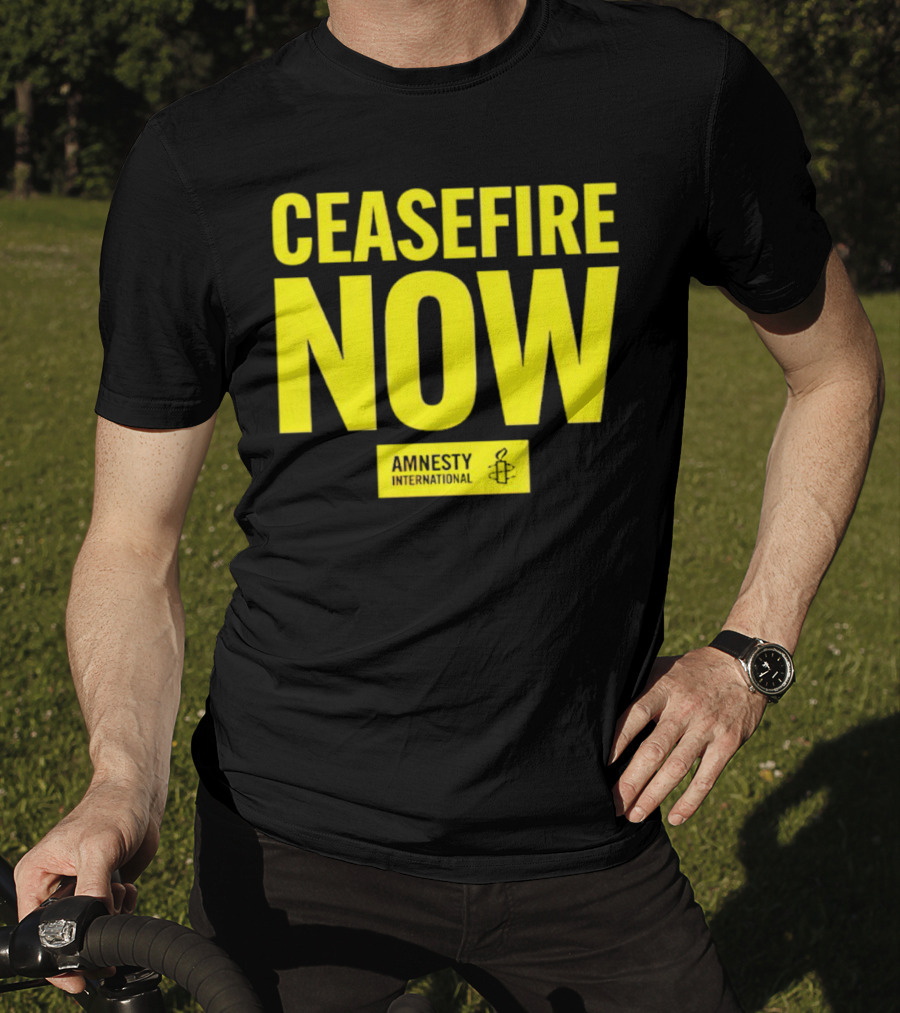 Ceasefire Now Amnesty International T-Shirt