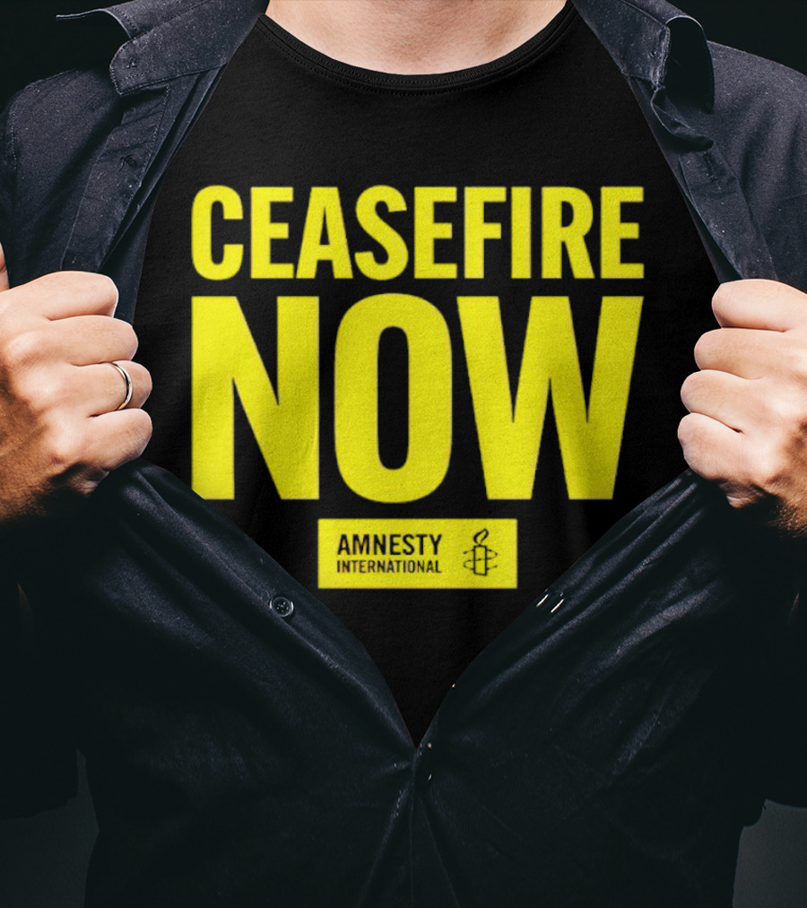 Ceasefire Now Amnesty International T-Shirt