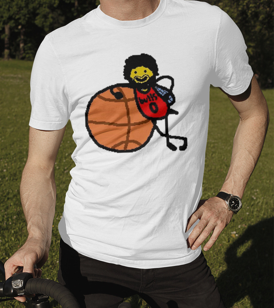 Co-Bee Chicago Bulls NBA Paint Cartoon Basketball Character T-Shirt