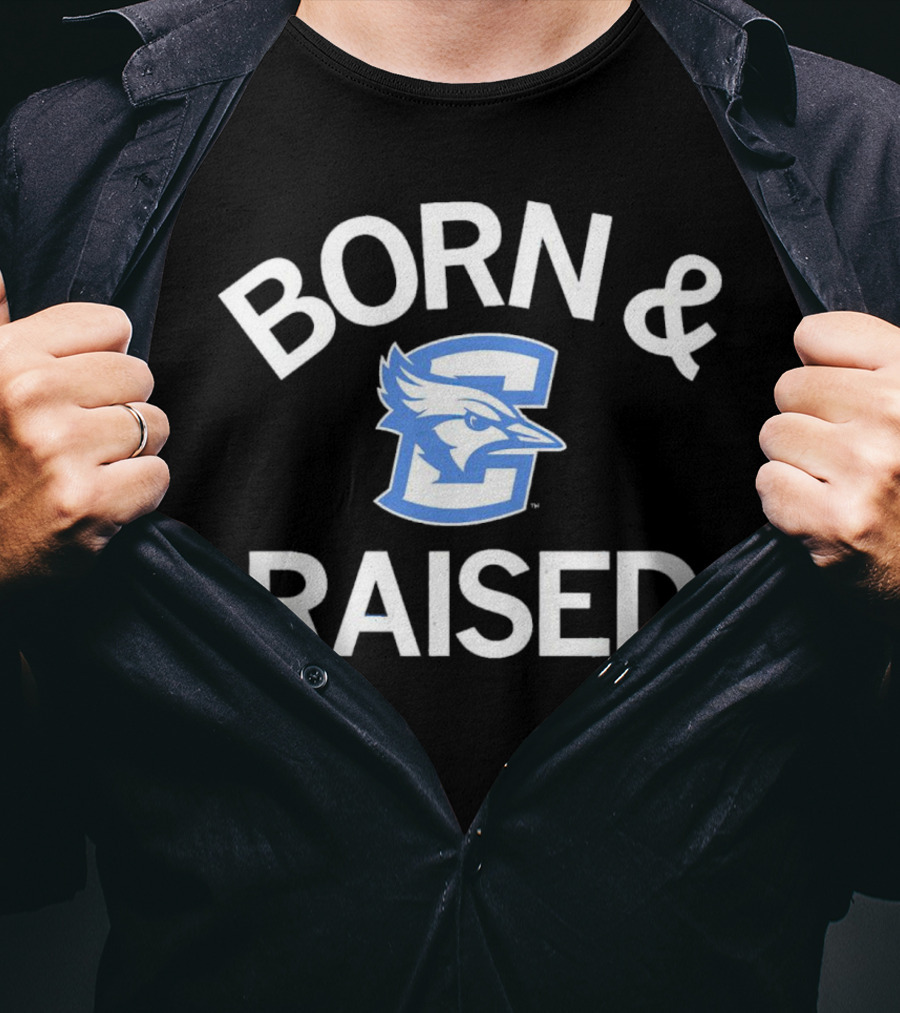 Creighton Bluejays Born And Raised T-Shirt
