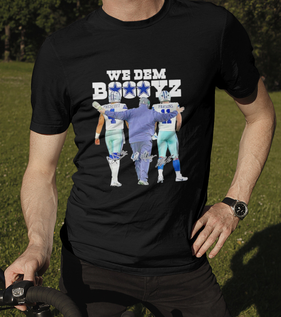Dallas Cowboys We Dem Boyz Prescott Parsons Signatures T-Shirt